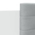 Estructura de cama con cabecero y luces LED blanco 90x190