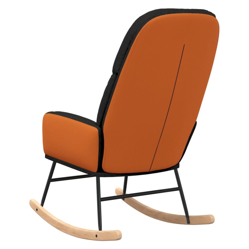 Silla mecedora de tela