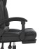 Silla de oficina reclinable masaje cuero sintético