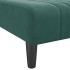 Sofá diván de terciopelo verde