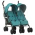 Carrito para gemelos de acero