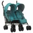 Carrito para gemelos de acero