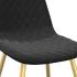Sillas de comedor 4 unidades terciopelo