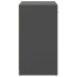 Banco zapatero de madera de ingeniería gris 94,5x31x57