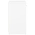 Banco zapatero de madera contrachapada blanco 94,5x31x57