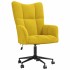 Sillón de relax de terciopelo amarillo