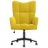 Sillón de relax de terciopelo amarillo