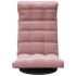 Silla de suelo giratoria de terciopelo