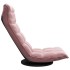 Silla de suelo giratoria de terciopelo