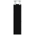 Mueble zapatero madera contrachapada negro 63x24x104