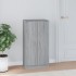 Mueble zapatero madera contrachapada gris Sonoma 55x35x108