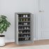 Mueble zapatero madera contrachapada gris Sonoma 55x35x108