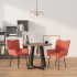 Sillas de comedor 2 unidades terciopelo