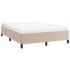 Estructura cama sin colchón cuero sintético capuchino