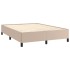 Estructura cama sin colchón cuero sintético capuchino