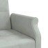 Sofá cama con cojines terciopelo gris