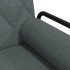 Sofá cama con reposabrazos tela gris