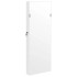 Espejo con joyero de pared blanco 37,5x10x106