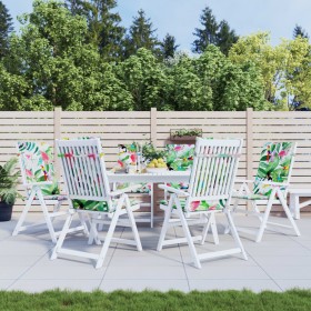 Cojines para sillas con respaldo alto 6 uds tela