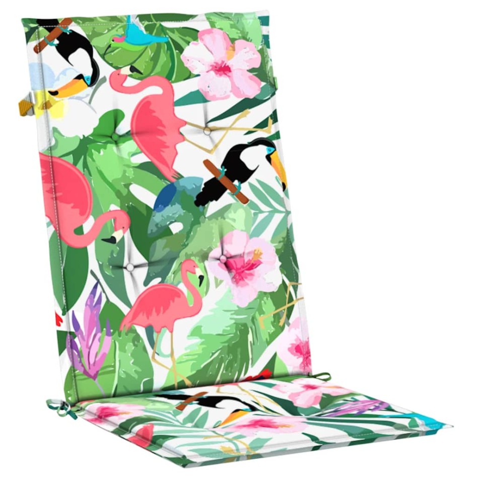 Cojines para sillas con respaldo alto 6 uds tela