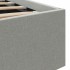 Cama hidráulica almacenaje sin colchón gris claro 90x200