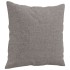 Sofá de 3 plazas con cojines tela gris taupe 180