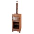 Esschert Design Estufa de terraza con horno de pizza color