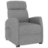 Sillón elevable tela gris