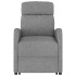 Sillón elevable tela gris