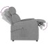 Sillón elevable tela gris