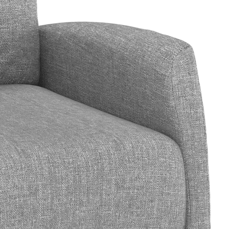 Sillón elevable tela gris