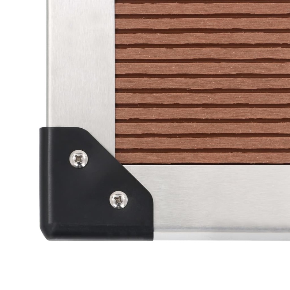 Ducha de jardín con plato acero inoxidable