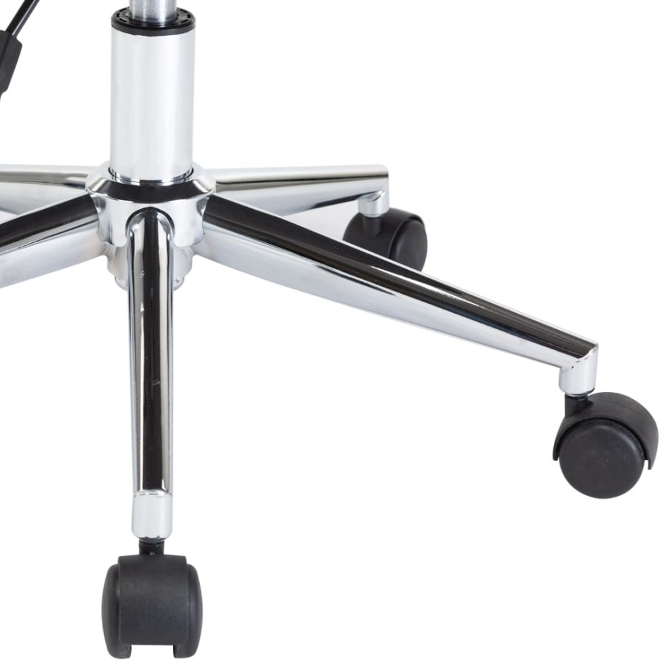 Silla de oficina giratoria madera curvada cuero sintético