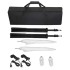 Kit estudio fotográfico con telón de fondo, lámparas y