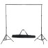 Kit estudio fotográfico con telón de fondo, lámparas y
