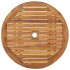 Comedor de jardín plegable 3 piezas madera maciza de