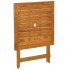 Comedor de jardín plegable 3 piezas madera maciza de