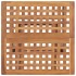 Set comedor de jardín plegable 3 piezas madera de teca