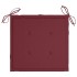 Set de comedor exterior plegable 5 piezas con cojines