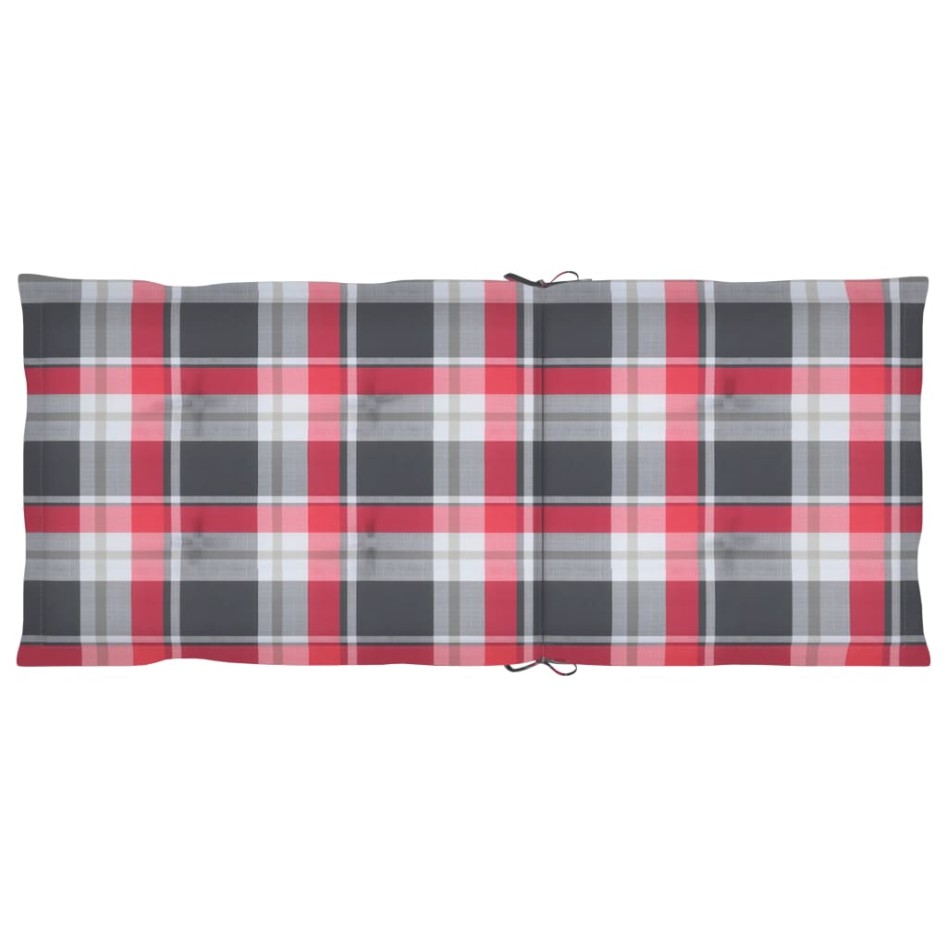 Sillas de jardín plegables 6 uds y cojines madera maciza