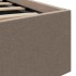 Cama canapé hidráulica de almacenaje sin colchón taupe
