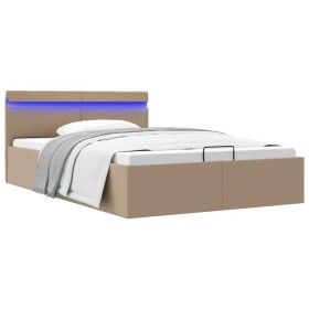 Cama canapé hidráulica sin colchón capuchino 120x200