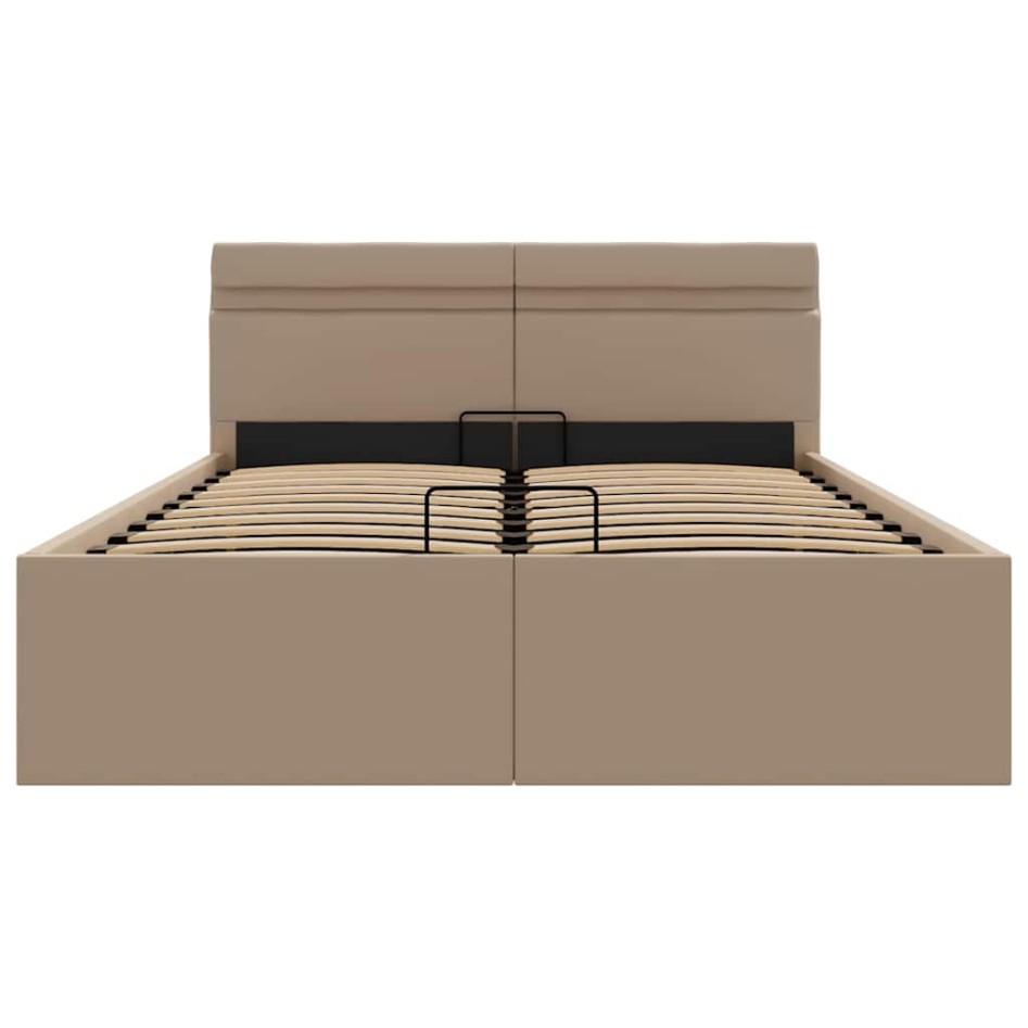 Cama canapé hidráulica sin colchón capuchino 120x200