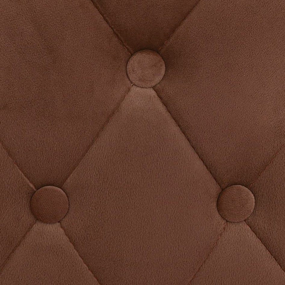 Taburetes de cocina 2 unidades terciopelo