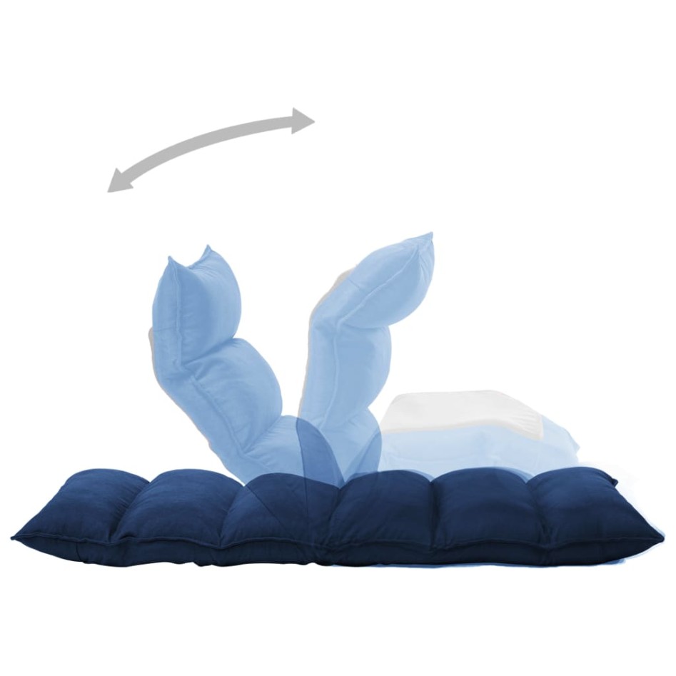 Tumbona de suelo plegable de tela