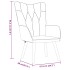Silla de relajación con reposapiés tela
