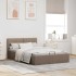 Cama canapé hidráulica almacenaje sin colchón taupe 140x200