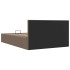 Cama canapé hidráulica almacenaje sin colchón taupe 140x200