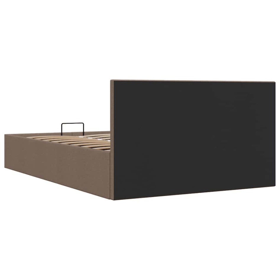 Cama canapé hidráulica almacenaje sin colchón taupe 140x200