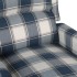 Sillón de masaje reclinable de tela